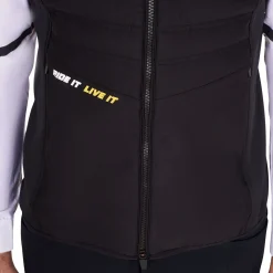 Equestro Men's Slim Fit Sleeveless Jacket In Technical Fabric