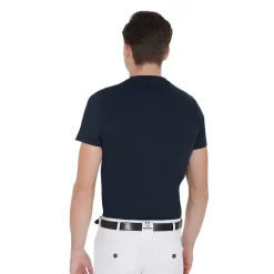 Equestro Men's Slim Fit T-Shirt With Race Horse