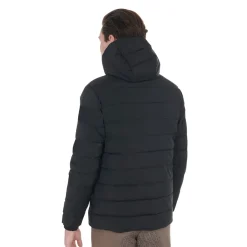 Equestro Men's Stretch Fabric Down Jacket Silicone Patch