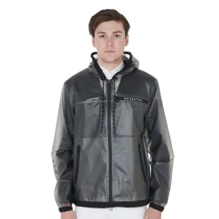 Equestro Men's Transparent Technical Raincoat