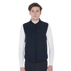 Equestro Men's Vest In Breathable Technical Fabric