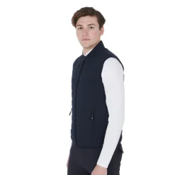Equestro Men's Vest In Breathable Technical Fabric