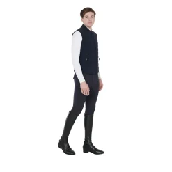 Equestro Men's Vest In Breathable Technical Fabric