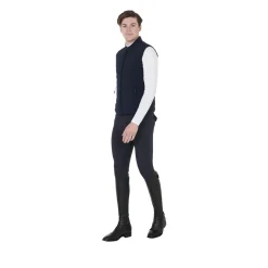 Equestro Men's Vest In Breathable Technical Fabric