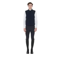 Equestro Men's Vest In Breathable Technical Fabric