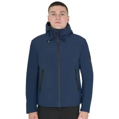 Equestro Men's Waterproof And Windproof Jacket In Nylon