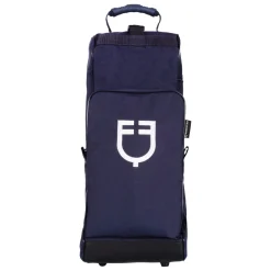Equestro Riding Boots And Cap Bag With Rubber Reinforcement