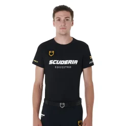 Equestro Scuderia Equestro Men's Stretch Cotton T-Shirt