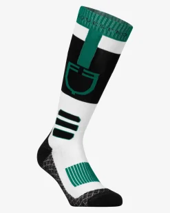 Equestro Sock In Technical And Breathable Fabric With Logo