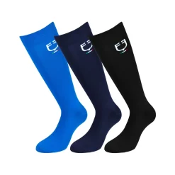 Equestro Three Pcs Set Technical Socks Equestro X Fise