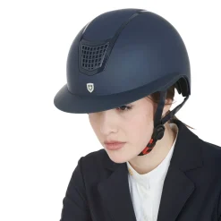 Equestro Ultra-Light Helmet In Resistant Matte Plastic En 1384-2023 Homologation