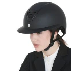 Equestro Ultra-Light Helmet In Resistant Matte Plastic En 1384-2023 Homologation