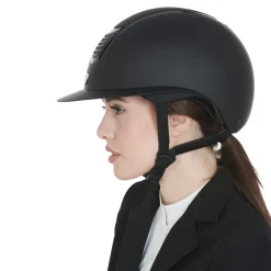 Equestro Ultra-Light Helmet In Resistant Matte Plastic En 1384-2023 Homologation