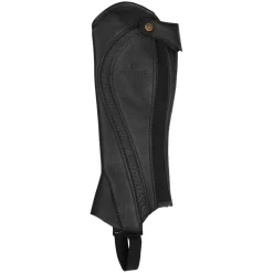 Equestro Unisex Gaiters Perforated Leather Maximum Comfort