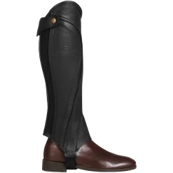 Equestro Unisex Gaiters Perforated Leather Maximum Comfort