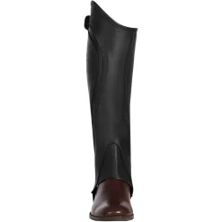 Equestro Unisex Gaiters Perforated Leather Maximum Comfort