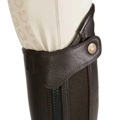 Equestro Unisex Gaiters Perforated Leather Maximum Comfort