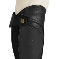 Equestro Unisex Gaiters Perforated Leather Maximum Comfort