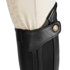 Equestro Unisex Gaiters Perforated Leather Maximum Comfort
