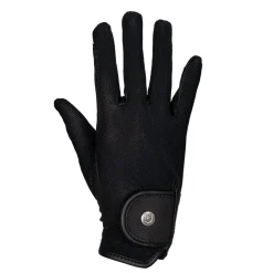 Equestro Unisex Gloves In Technical Fabric And Mesh