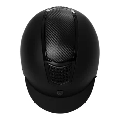 Equestro Unisex Helmet Carbon Insert And Shiny Frame Homologation En 1384-2023