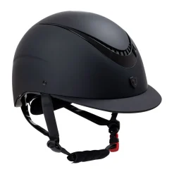Equestro Unisex Helmet With Shiny Frame