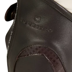 Equestro Unisex Leather Gaiters With Contrasting Profile