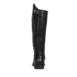 Equestro Unisex Leather Gaiters With Contrasting Profile