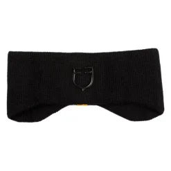 Equestro Unisex Ribbed Wool Earmuff Headband With Logo