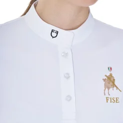 Equestro Women's Slim Fit Competition Polo Shirt Equestro X Fise