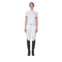 Equestro Women's Slim Fit Competition Polo Shirt Equestro X Fise