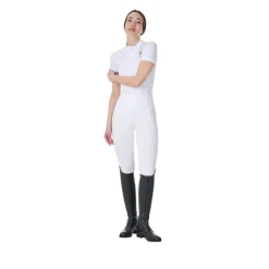 Equestro Women's Stretch Competition Polo Shirt Equestro X Fise