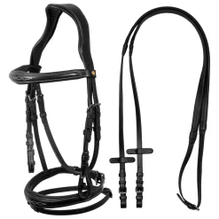 Equestro Bridle In Soft Stitched Leather