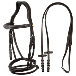 Equestro Bridle In Soft Stitched Leather