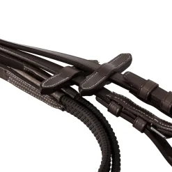 Equestro Bridle With Mexican Noseband And Synthetic Sheepskin
