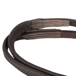 Equestro Bridle With Mexican Noseband And Synthetic Sheepskin
