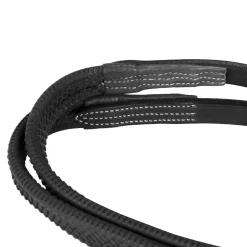 Equestro Bridle With Mexican Noseband And Synthetic Sheepskin