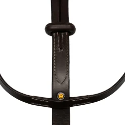 Equestro Collier Martingale With Silver Stitching