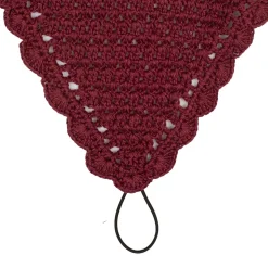 Equestro Cotton Fly Veil With Noseband Attachment