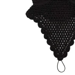 Equestro Cotton Fly Veil With Noseband Attachment