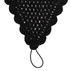 Equestro Cotton Fly Veil With Noseband Attachment