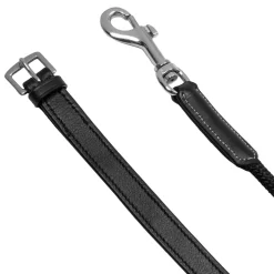 Equestro Double Leather And Nylon Draw Reins