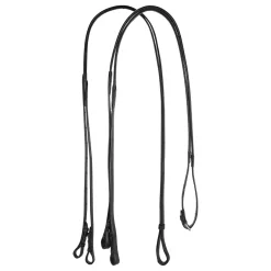Equestro Dressage Leather Double Reins