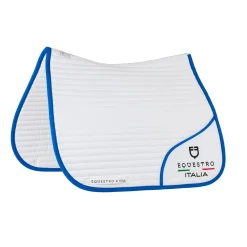 Equestro Dressage Saddle Pad With Embroidered Logo Equestro X Fise