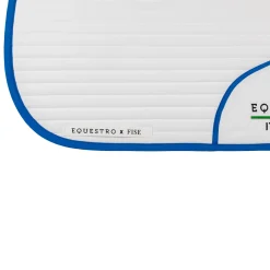 Equestro Dressage Saddle Pad With Embroidered Logo Equestro X Fise