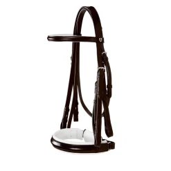 Equestro Dressage Smooth Leather Bridle