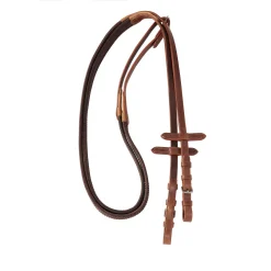 Equestro English Leather Bridle With Rubber Reins