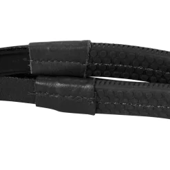 Equestro English Leather Bridle With Rubber Reins