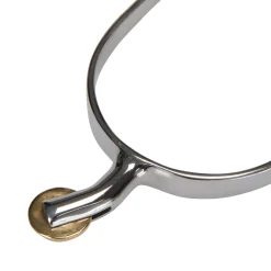 Equestro English Spurs With Horizontal Curved Rowel