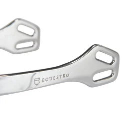 Equestro English Spurs With Horizontal Curved Rowel